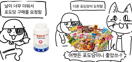포도당 대신 과당이 왔네